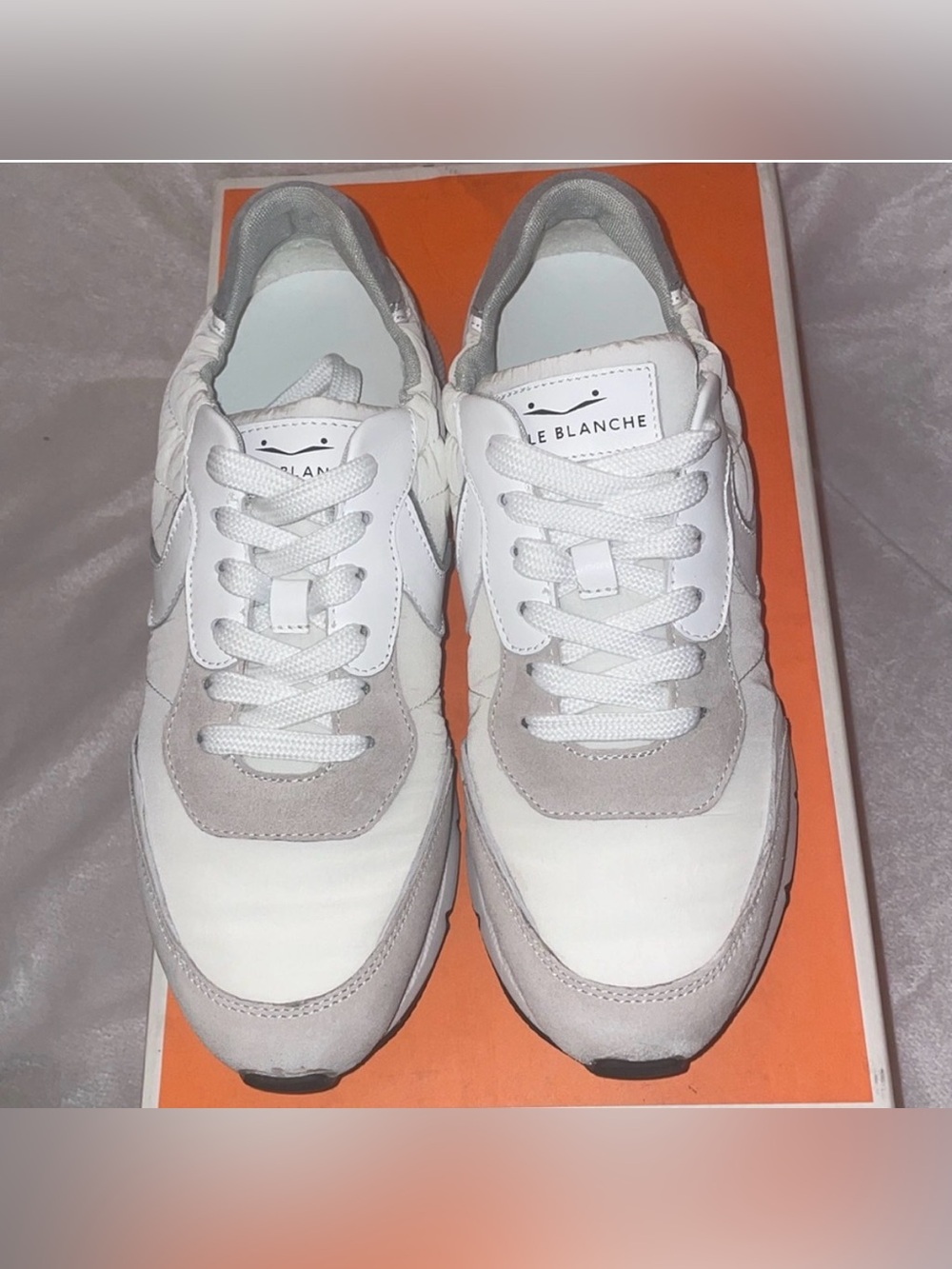 NWT VOILE BLANCHE STORM FLEX SNEAKER WHITE/GREY - Picture 8 of 15